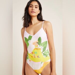 Anthropologie Magical Fringe One-Piece